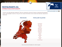 Tablet Screenshot of internationale.restaurants.nl
